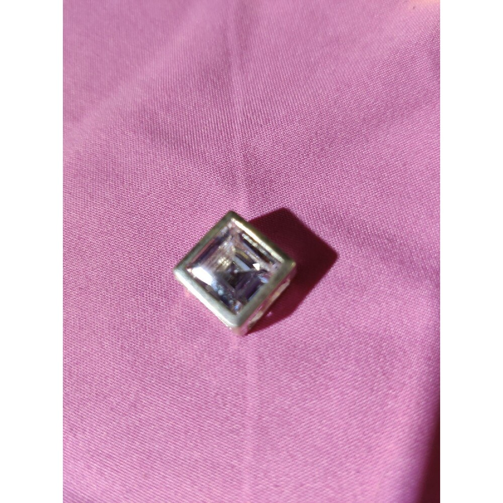 Sterling Silver Large Cubic Zirconia
